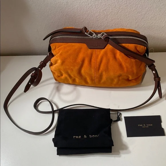 Rag & bone cross commuter leather crossbody bag - suede - Picture 6 of 13